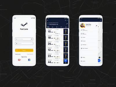 Fast Lane app design illustration logo spiderman tranport travel typography ui ux vector