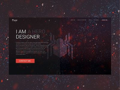HeroDesigner app design illustration marvel marvelous designer minimal spiderman typography ui ux vector web