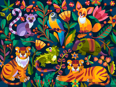 Animal Artist designs, themes, templates and downloadable graphic elements  on Dribbble