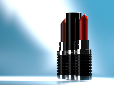 lipstick in 3d 3d 3d art 3d render advertising design product design product visualization
