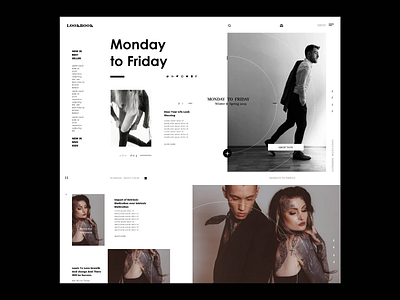 Fashion website cover page