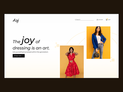 Fashion website hero section adobe design designer fashion figma freelancer typography ui uiux ux webdesign website