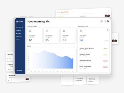 Coworki - Dashboard Design