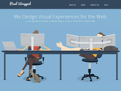 Pixelwrapped web design
