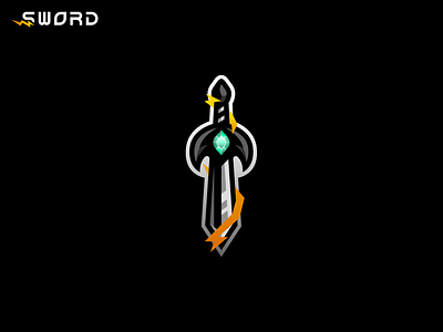 Sword Logo brand brand design brand identity branding branding design design logo logo design logodesign mascotlogo sword sword logo sword mascot logo