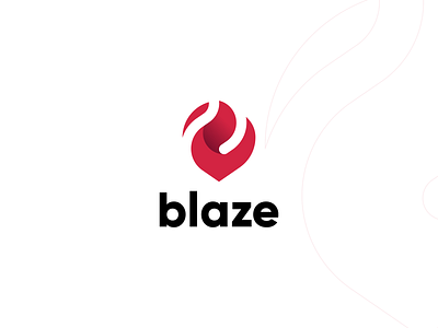 Blaze Logo blaze logo brand brand design brand identity branding branding design design flame flame logo logo logo design logodesign