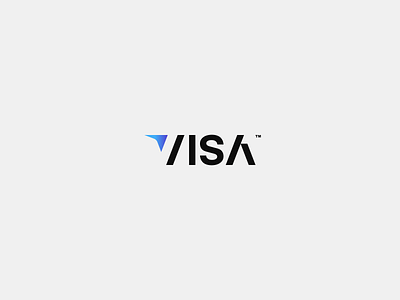 Visa Logo brand brand design brand identity branding branding design design logo logodesign visa visa brand visa logo visa logo redesign visa redesign