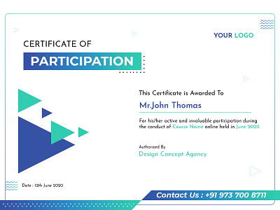 Certificate Design Template