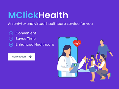 Health Care Online App branding design mobile app typography uxdesign website design