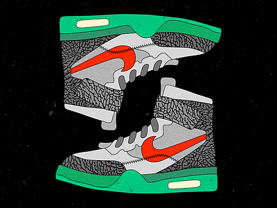 Sneaker concept inspired by Jordan's shoes. basketball graphic graphic design illustration jordan nike air shoe design shoebox shoes sneakerhead sneakers type homies