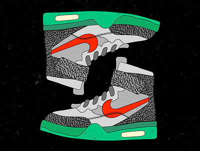 Sneaker concept inspired by Jordan's shoes. basketball graphic graphic design illustration jordan nike air shoe design shoebox shoes sneakerhead sneakers type homies