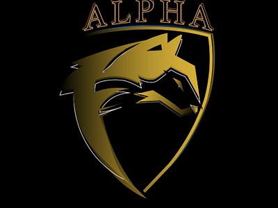An Alpha Gaming Logo alpha gaming logo wolf