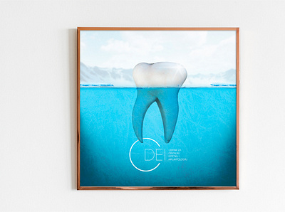 Poster design for Dental Clinic adobe clean dentist graphic design photoshop poster teeth tooth