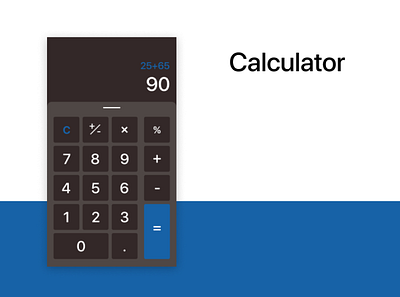 calculator app design calculator calculator ui daily daily 100 challenge daily ui dailyui dailyui004 design