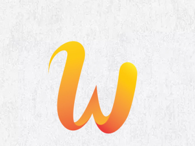 LETTER "W" branding graphic design logo