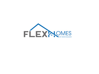 Flex Home Logo branding design graphic design homes logo vector