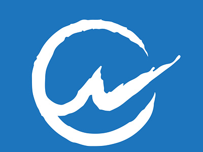 Letter W waves branding design graphic design illustration logo vector