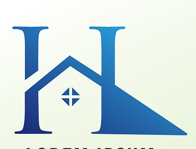 Letter H home branding design graphic design homes logo logos home vector