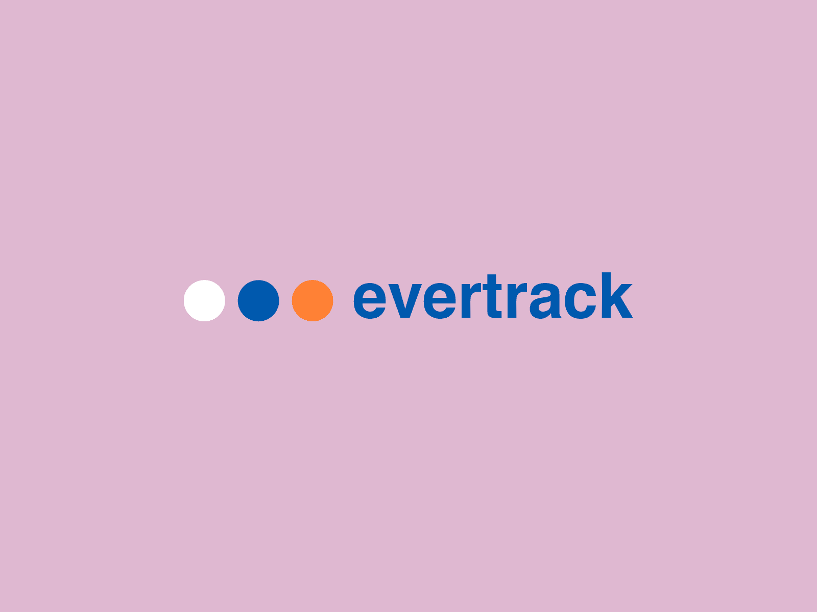Evertrack. Identity and website for startup. affilate marketing bootstrap evertrack helvetica logo marketing start-up startup