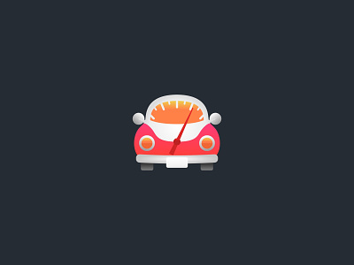 Cute-Car Metr Icon Design app branding car cute graphic design icon design logo mobile ui vector