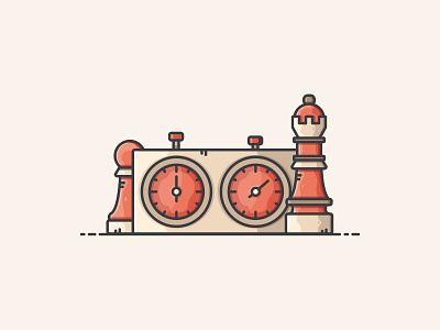 Chess Scene checkmate chess design game icon illustration netflix thequeensgambit vector vectorart