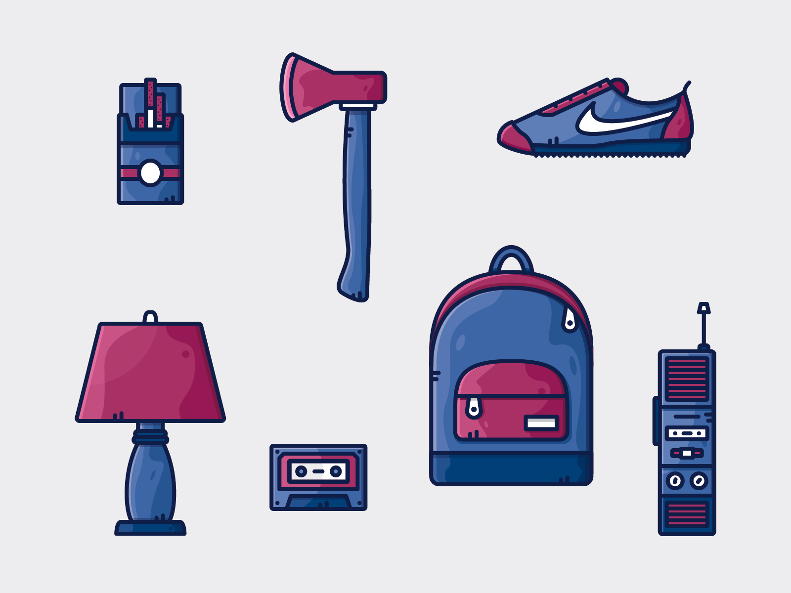 stranger-things-items-by-carina-czisch-on-dribbble