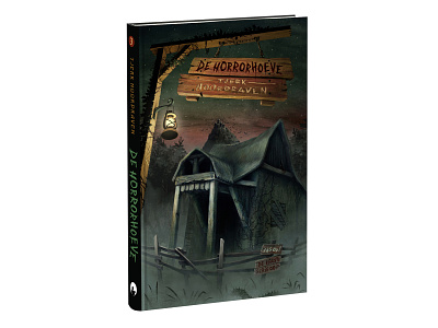 Part 3: De horrorhoeve book bookcover childrens illustration collage coverdesign coverillustration horrorbook illustration