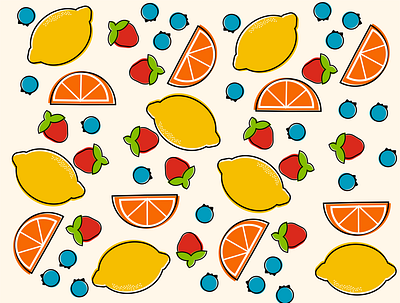 fruity design flat flat illustration food fruit fruit illustration fruits fruity illustration vector