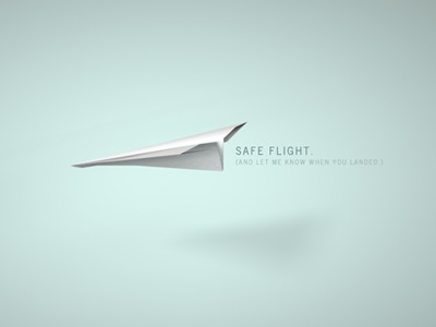 Safe Flight 2012 3d artwork project365 random