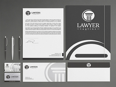 Law Firm Stationery economy finance financial insurance invest investment justice law firm law logo lawer legal professional