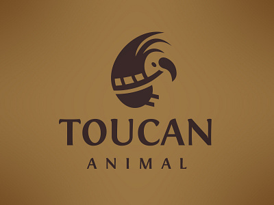 Toucan Logo bird cinema film eagle geek mascot media movie multimedia plain toucan travel video game logo template wings