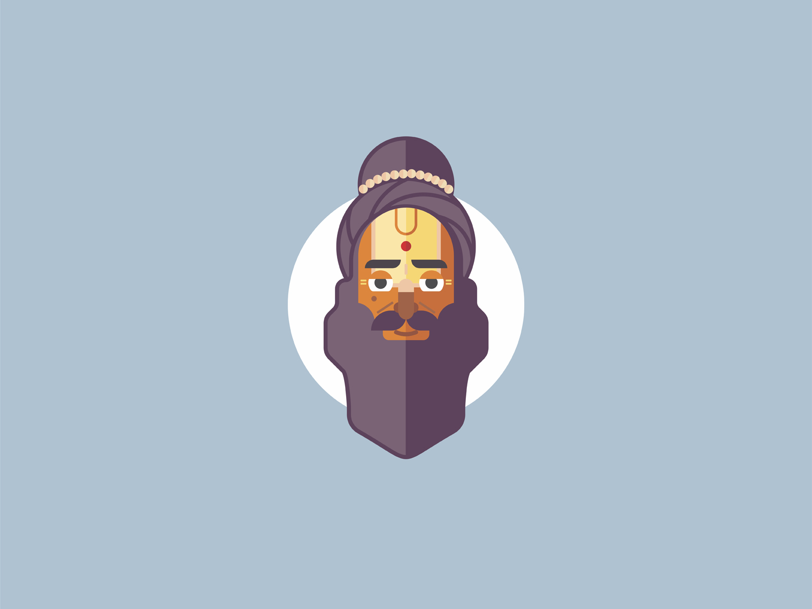 SADHU - illustration by Pradeep on Dribbble