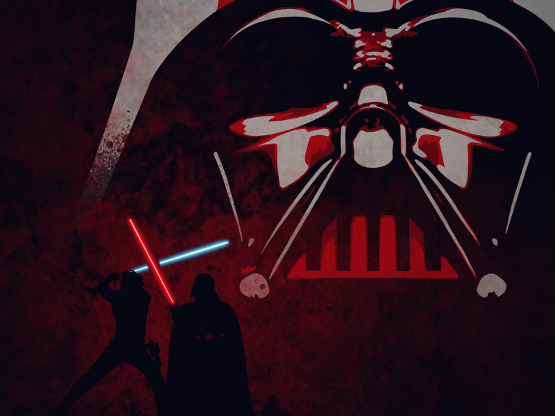 Darth Vader Illustration by Cliff Lummus on Dribbble