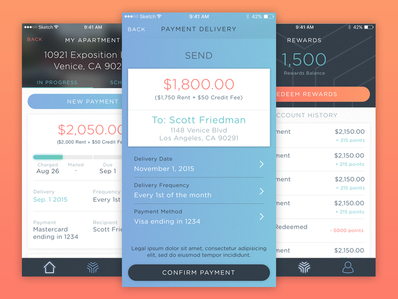 Bill Pay Concept By Jordan Keating For Philosophie On Dribbble