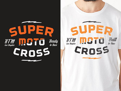 Supermoto / Motocross apparel ktm los angeles motocross motorcycles print design racing supermoto t shirt