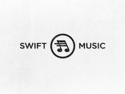 Swift Music branding circle gotham identity logo music notes swift texture