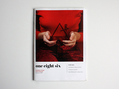 One Eight Six editorial design graphic design layout