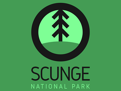 Scunge - DAY 20 (Daily Logo Challenge) branding daily dailylogo dailylogochallenge dailylogodesign logo logo design logodesign national park nationalpark vector