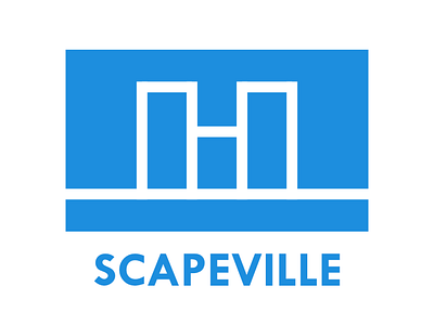 Scapeville - DAY 22 (Daily Logo Challenge) branding city city logo daily dailylogo dailylogochallenge dailylogodesign logo logo design logodesign vector