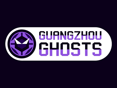 Guangzhou Ghosts - DAY 32 (Daily Logo Challenge) branding daily dailylogo dailylogochallenge dailylogodesign design logo logo design logodesign sports team vector