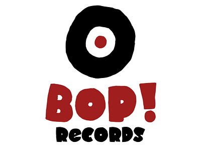 BOP! Records - DAY 36 (Daily Logo Challenge) branding daily dailylogo dailylogochallenge dailylogodesign design logo logo design logodesign record label vector