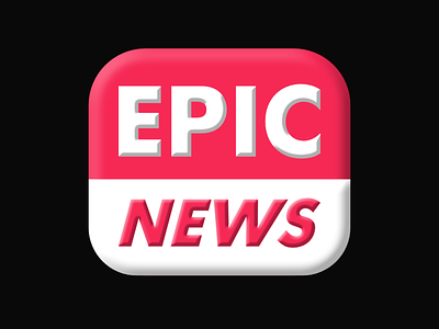 Epic News - DAY 37 (Daily Logo Challenge) branding daily dailylogo dailylogochallenge dailylogodesign design logo logo design logodesign news news station tv news vector