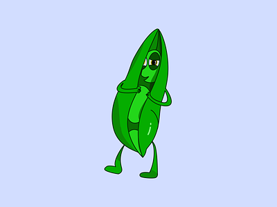 Sexy Green Bean adobe design illustration illustration art illustrator vector