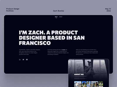 New Portfolio figma framer portfolio product design ui ux