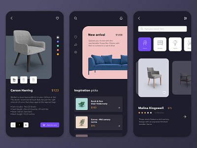 E-commerce - Minimalist Furniture Concept V2