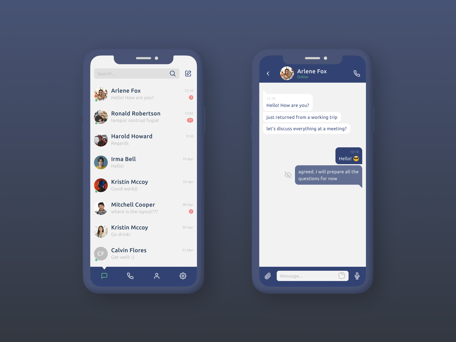 013 Direct Messaging app by Ihor Koloda on Dribbble