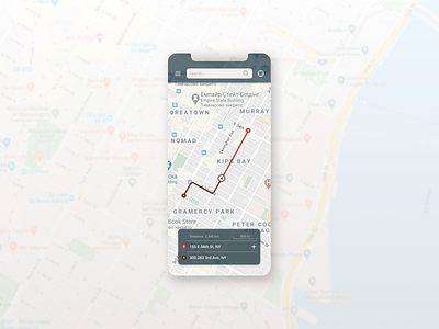 020 Location tracker app dailyui design ui ux