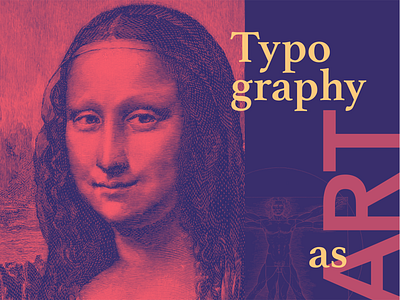 Poster design typography