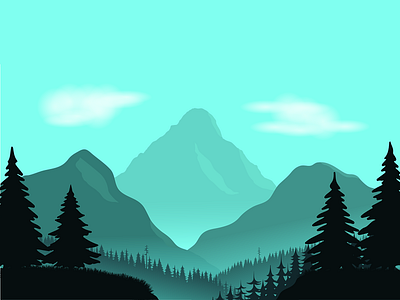 A mountain wallpaper