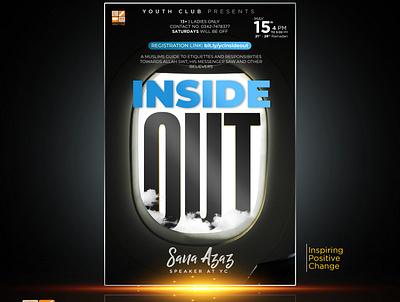 Poster Design for Inside OUT Event design flyer flyer design graphicsdesign movieposter poster poster art poster design typography